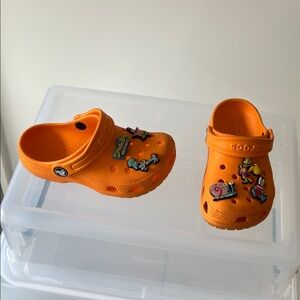 Size 11 kids Spongebob CROCS